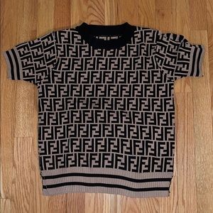 NWOT Fendi Print Sweater Shirt